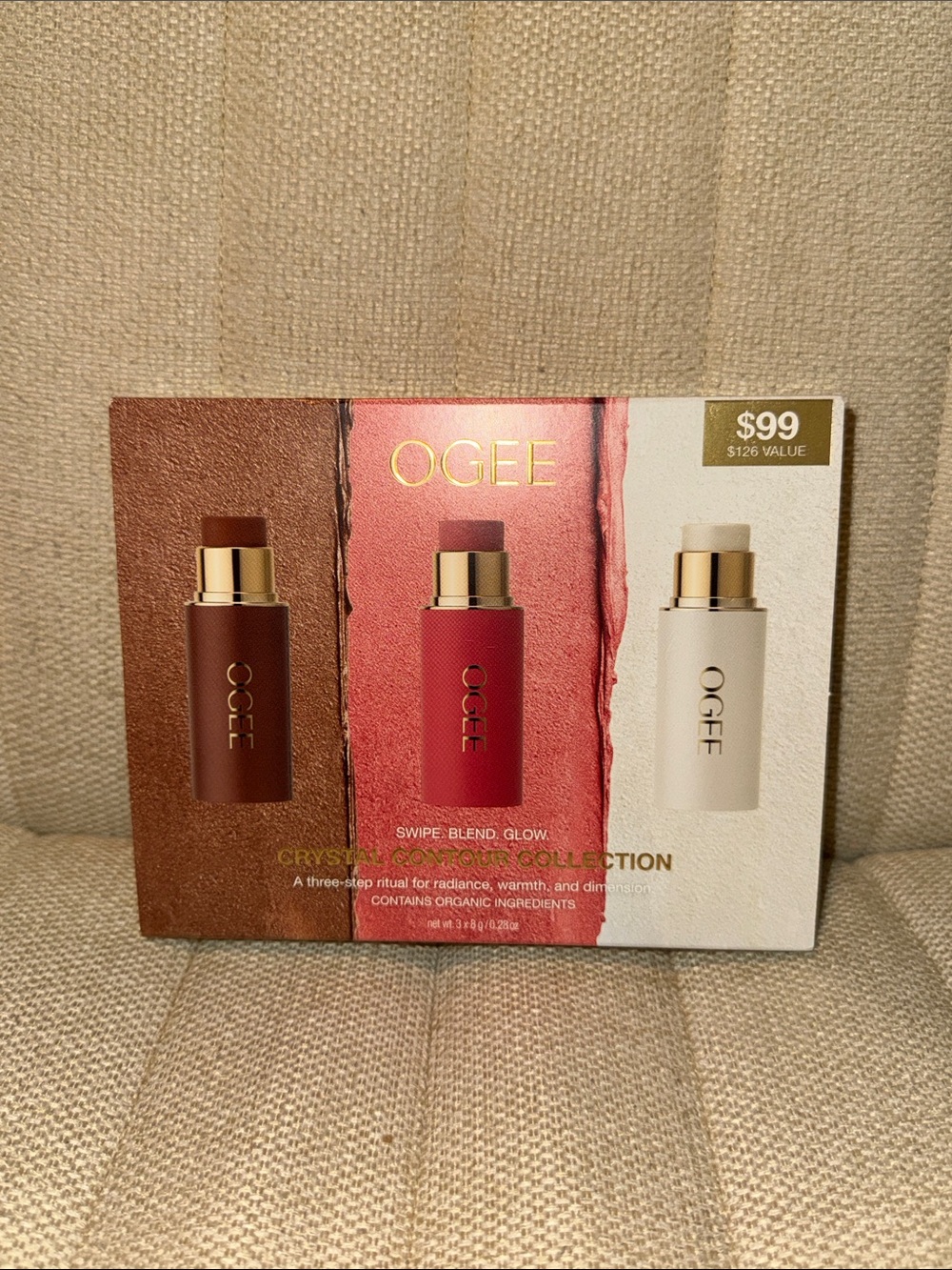 Ogee Trio Contour Blush Glow Set